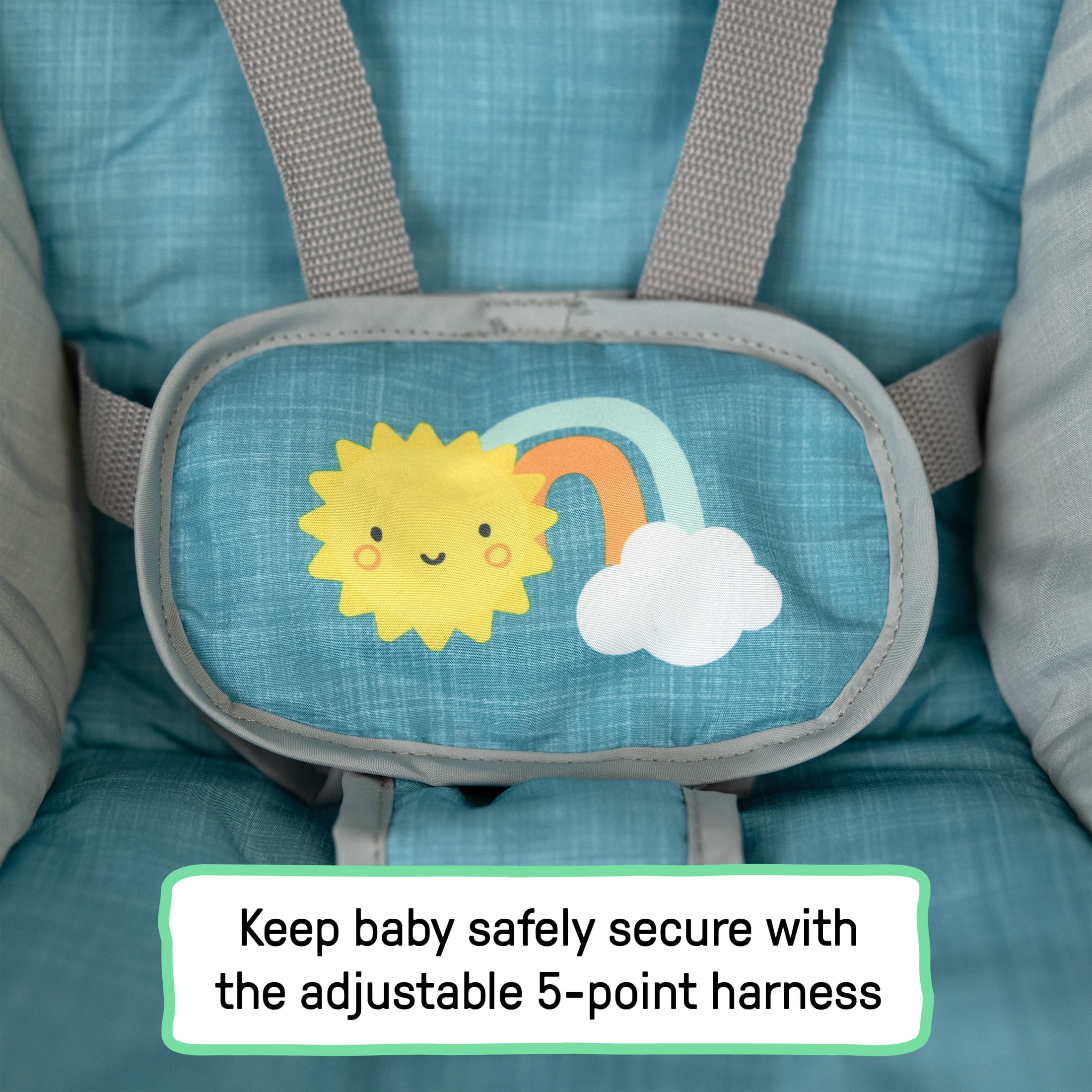 Ingenuity Sun Valley Portable Baby Swing with Canopy photo 5