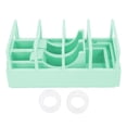thumbnail image 2 of 18 Strip Desktop Tape Dispenser, Extendable Tape Dispenser for Packaging with 2 Rolls, Multi Roll Ribbon Cutting Machine for Packaging Orders, Crafting, Present Wrapping, 2 of 7