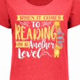 thumbnail image 4 of Inktastic Bookworm for Reader Women's Plus Size T-Shirt, 4 of 5