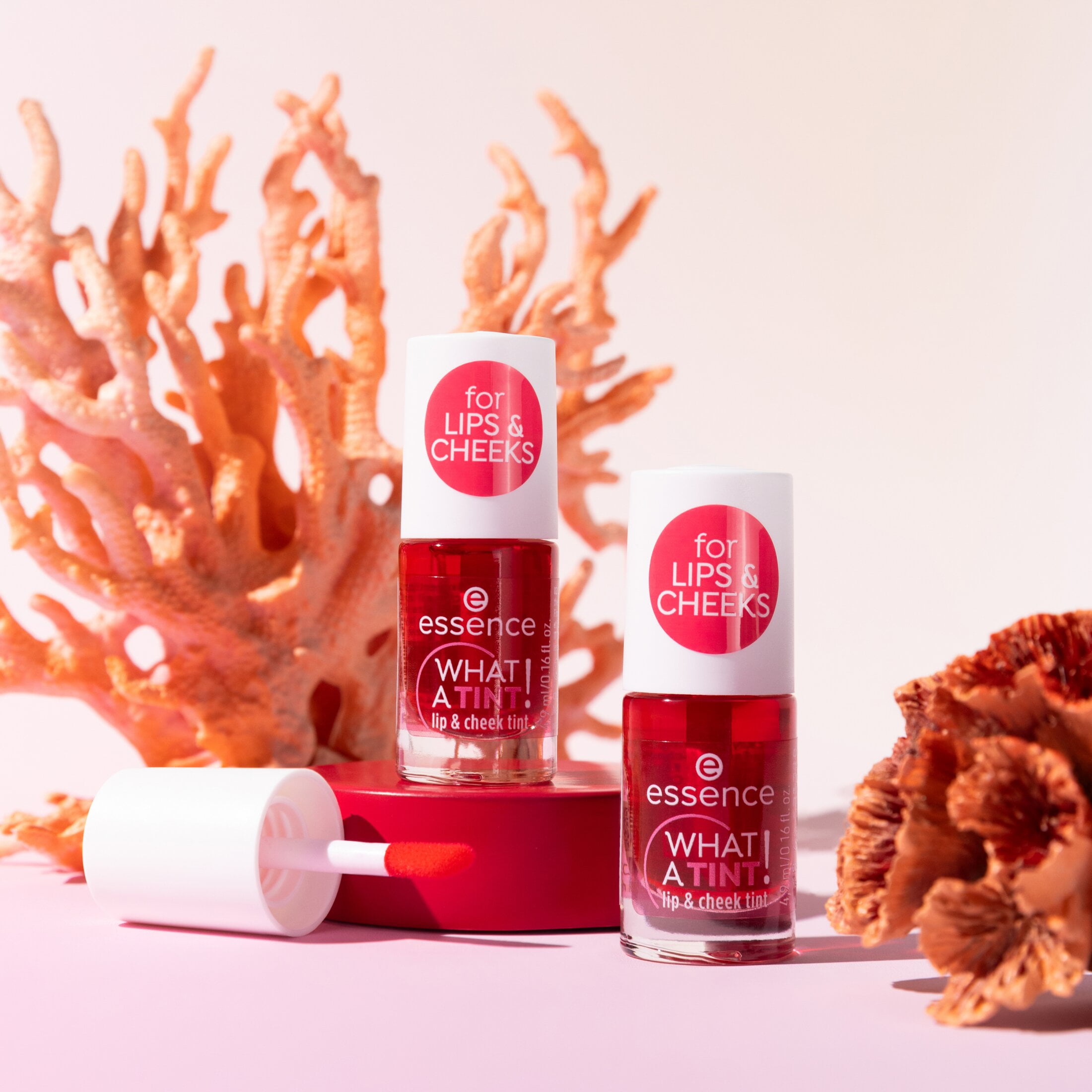 essence What a Tint Lip & Cheek Tint, 02 Coral Sunset