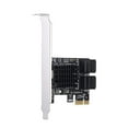 thumbnail image 2 of PCIE to SATA Card PCI-E Adapter PCI Express to SATA3.0 Expansion Card 4Port SATA III 6G for SSD HDD, 2 of 4