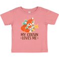 thumbnail image 3 of Inktastic My Cousin Loves Me Fox Boys or Girls Baby T-Shirt, 3 of 5