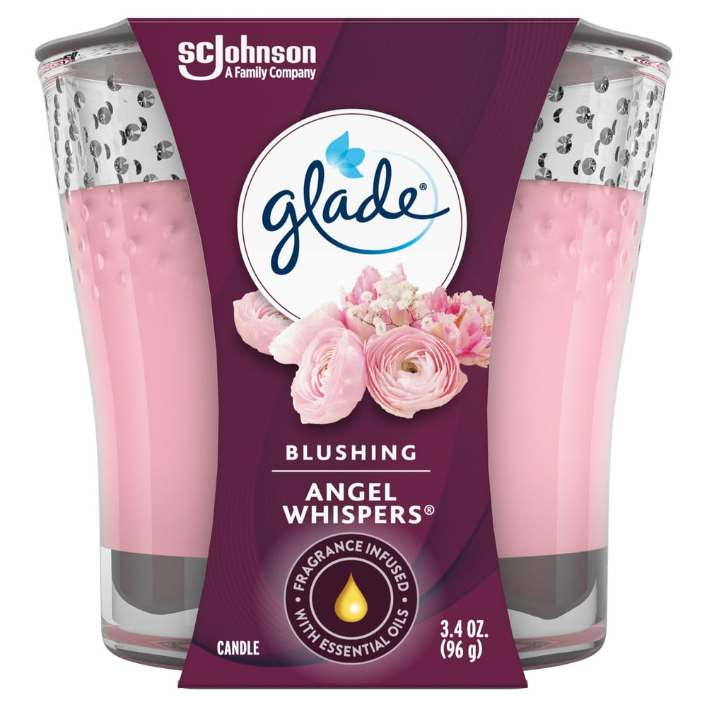 Glade Jar Candle Air Freshener, Angel Whispers, 3.4 oz