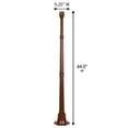 thumbnail image 3 of Gama Sonic Outdoor 5-Foot Lamp Post, Durable Aluminum, Concrete or In-Ground Installation, 3-inch Fitting for Pole Lights, Bronze DPEZ5F5, 3 of 3