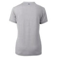 thumbnail image 3 of Women's Cutter & Buck  Heather Gray Frisco RoughRiders Forge DryTec Heathered Stretch Blade Top, 3 of 3