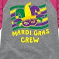 thumbnail image 3 of Instant Message - Mardi Gras Crew - Toddler & Youth Girls Raglan Graphic T-Shirt, 3 of 6