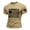 Khaki, variant on Men's USA 250th Anniversary Shirt 1776-2026 Patriotic American Flag 250 Years Graphic T-Shirt