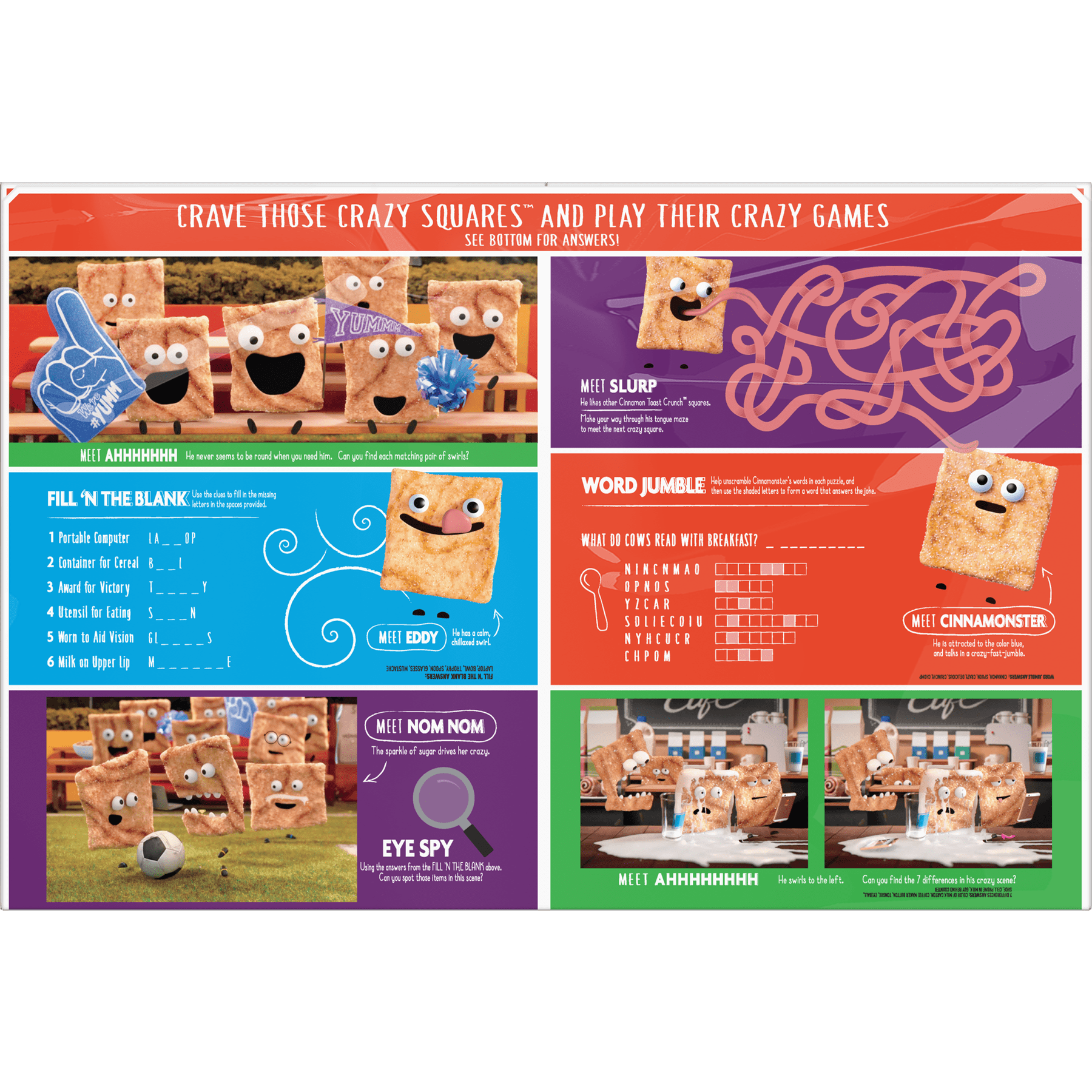 Blank Cereal Game