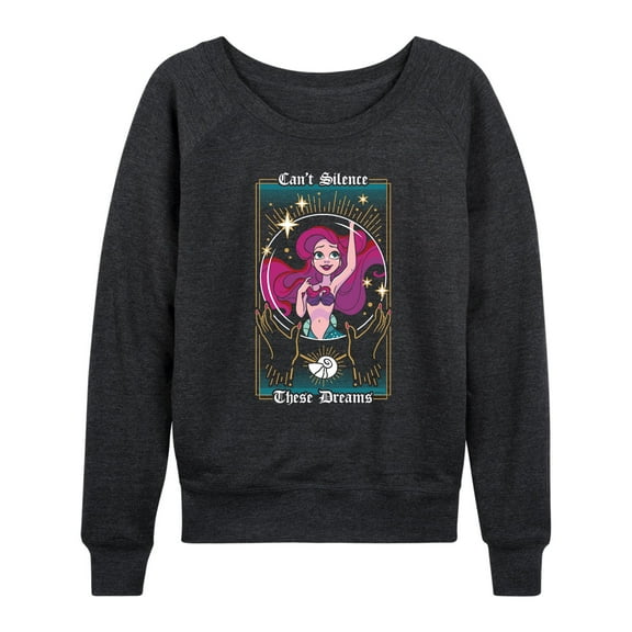 Disney Princess - Can't Silence These Dreams - Women's Lightweight French Terry Long Sleeve Shirt