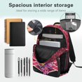 thumbnail image 5 of Yuyamidu Pink Bling Print Middle School Backpack for Kids School Bags for Girls 7-10 Years Old Portable Shoulder Bag Teen School Backpacks, 5 of 7