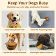 thumbnail image 5 of Joybruko Interactive Dog Toys for Aggressive Chewers, /No Oil Needed/Smooth Screwing Frozen Treat Freezable Dog Puzzle Treat Dispensing Toy to Keep Them Busy for Small Medium Large Breeds, 5 of 8