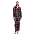 thumbnail image 2 of GLOBAL Womens Flannel Cotton Pajama Set Long PJs Flannel Loungewear Sleepwear,Size S-3XL, 2 of 6