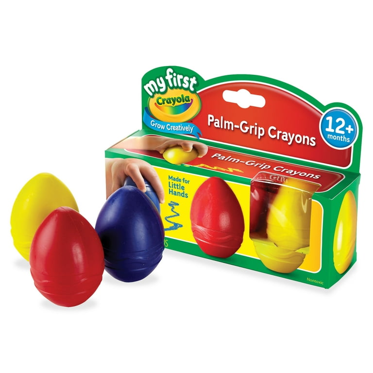 Crayola My First Palm Grasp Crayons, 3 Count  