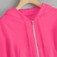 Crop Jackets Zip Up Womens Cute Workout Hoodie Long Sleeve Cropped