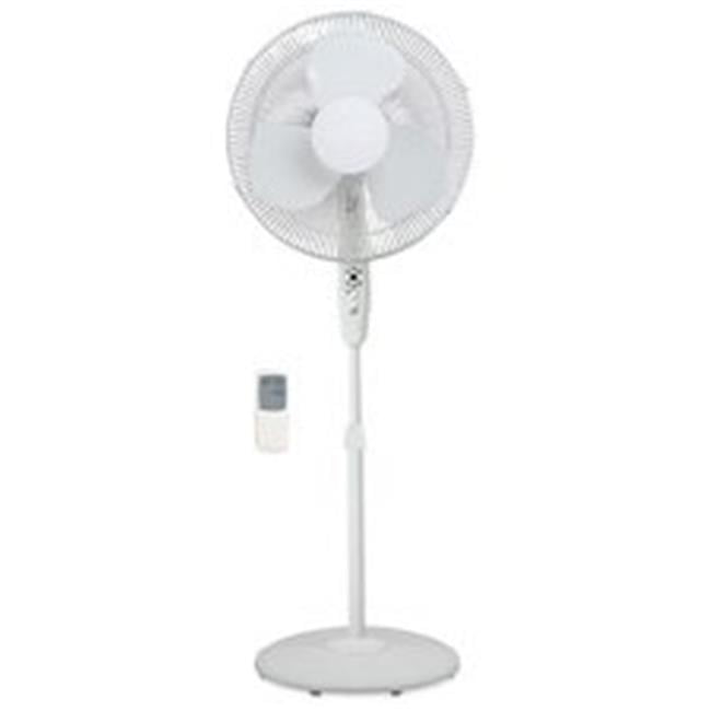 16in. Floor Fan w Remote 3 Speed 457in.x18.25in.x23in. White Walmart Canada