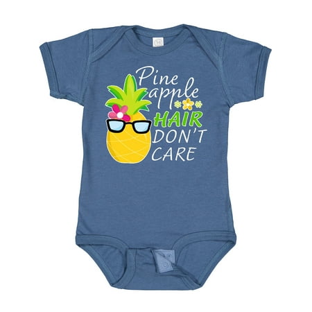 

Inktastic Pineapple Hair Dont Care Gift Baby Boy or Baby Girl Bodysuit