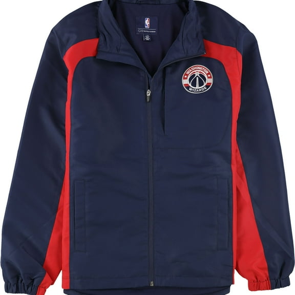 G-III Sports Mens Washington Wizards Jacket, Blue, Large (Regular)