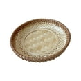 thumbnail image 3 of TISHITA Bamboo Serving Tray Pastry Plate Food Tray Tea Tray Woven Fruit Basket Rattan Basket Vanity Platter for Restaurant Party Home 19cmx3cm, 3 of 8
