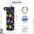thumbnail image 4 of Fotbe Owls And Hearts Pattern 18oz Sports Insulated Kettle Stainless Steel Sports Insulated Kettle For Running Hiking Cycling Climbing Man'S Woman'S Water Bottle, 4 of 8