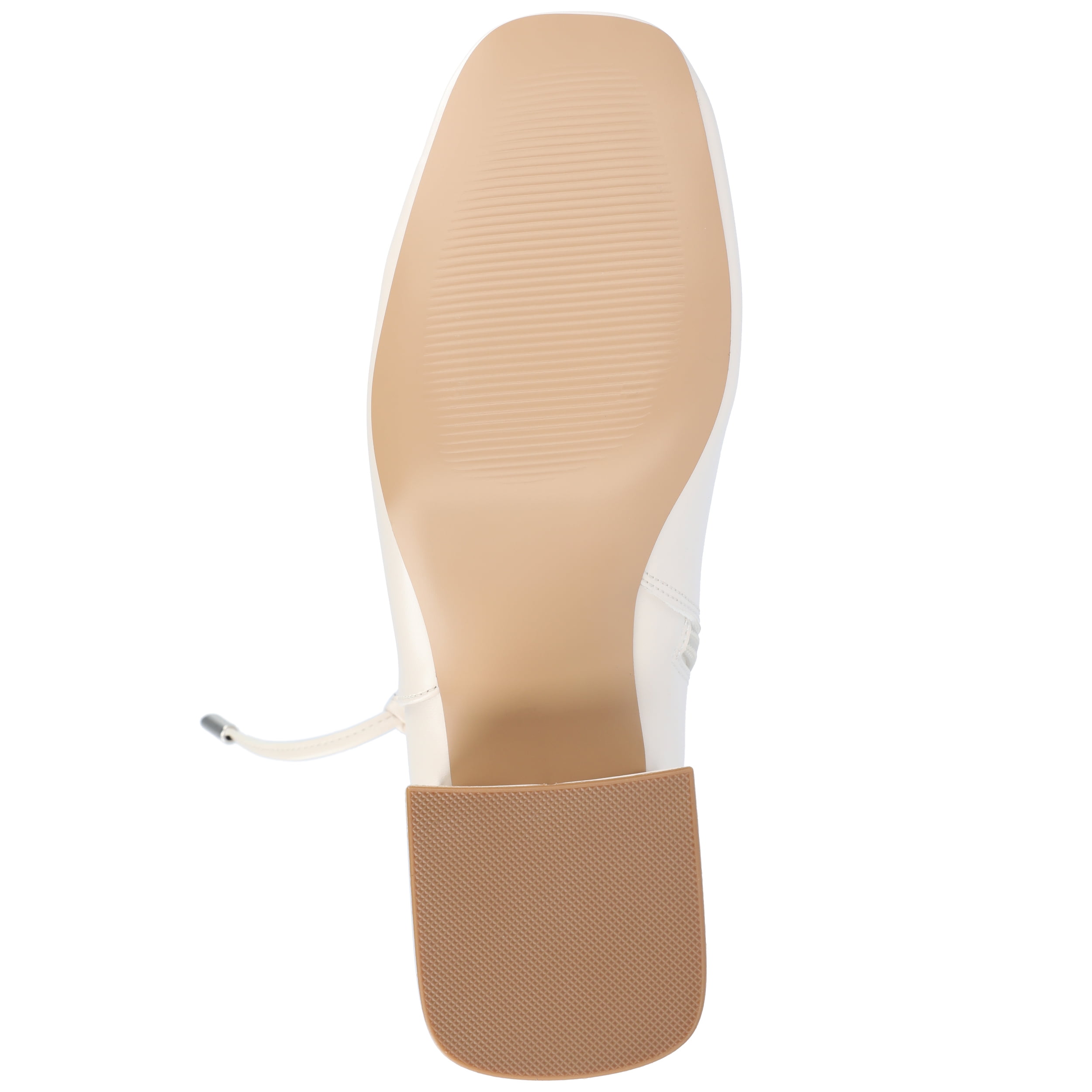 Journee Womens Beverley Covered Block Heel Square Toe Booties, Widths Available