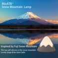 thumbnail image 2 of MixFYBTO Nursery Night Light Lamp LED Portable Tap with Timer Hatch Snow Mountain Decor Rechargeable Bed Night Light Lamp (Gray), 2 of 5