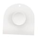 thumbnail image 3 of Cepillo de limpieza de fregadero de silicona duradero con espátula y ventosa de fácil almacenamiento. Blanco, 3 of 9