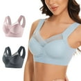 thumbnail image 2 of Women's Underwire Push Up Bra Posture Correcting Wireless Comfort Breathable Deep Cup Ergonomic Posture Bras Full-Coverage T-Shirt Bra, 2 of 9
