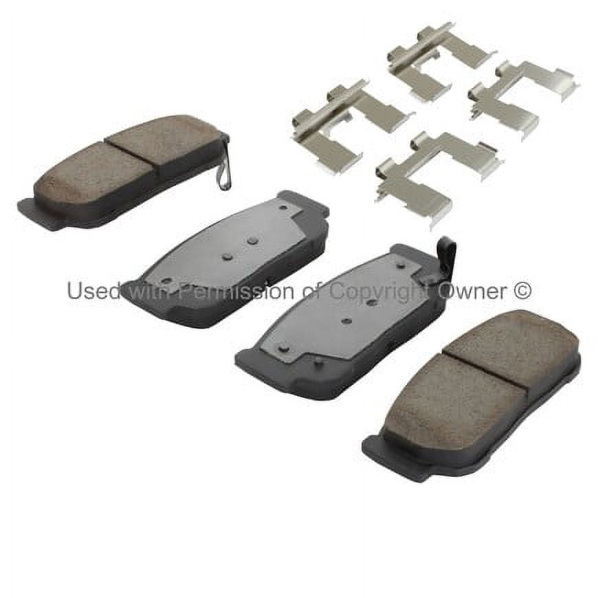Mpa Electrical 1003-0954C Quality Built Black Series Ceramic Brake Pads W/
