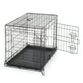 thumbnail image 4 of Pefilos 30" Dog Crate for Medium Pet Kennel Cat Folding Steel Animal Playpen Wire Metal, Black, 4 of 8