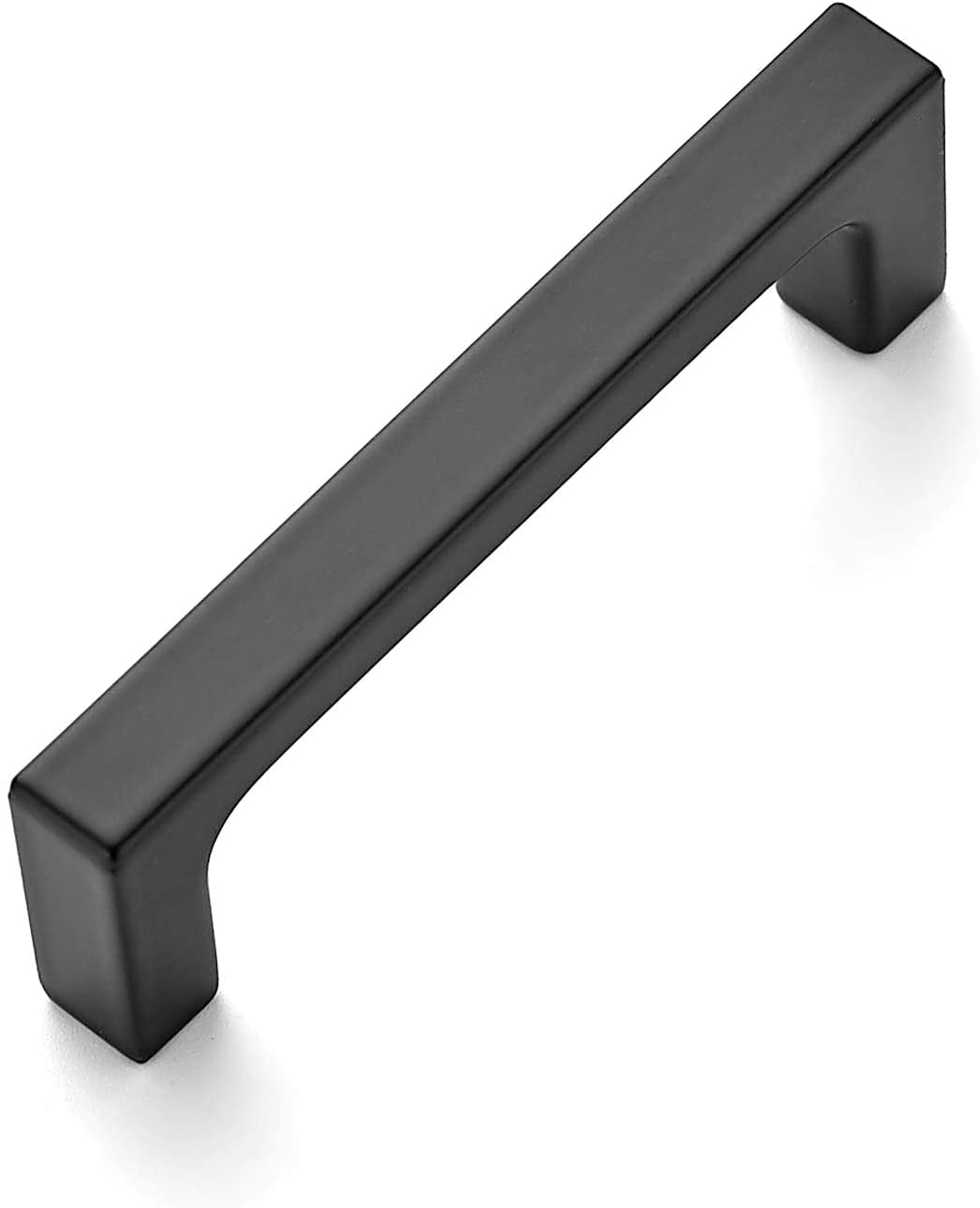 Zoizocp 1 Pack Solid 3 Inch Kitchen Square Handles Matte Black