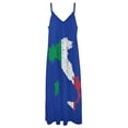 thumbnail image 5 of Italy Map Flag Sleeveless Dress Female clothing women's dresses luxury, 5 of 6
