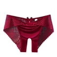 thumbnail image 2 of Warop Women's Sexy Lace Panties, Comfortable and Breathable with Bow Design, For Daily Use and Intimate Wear, 2 of 3