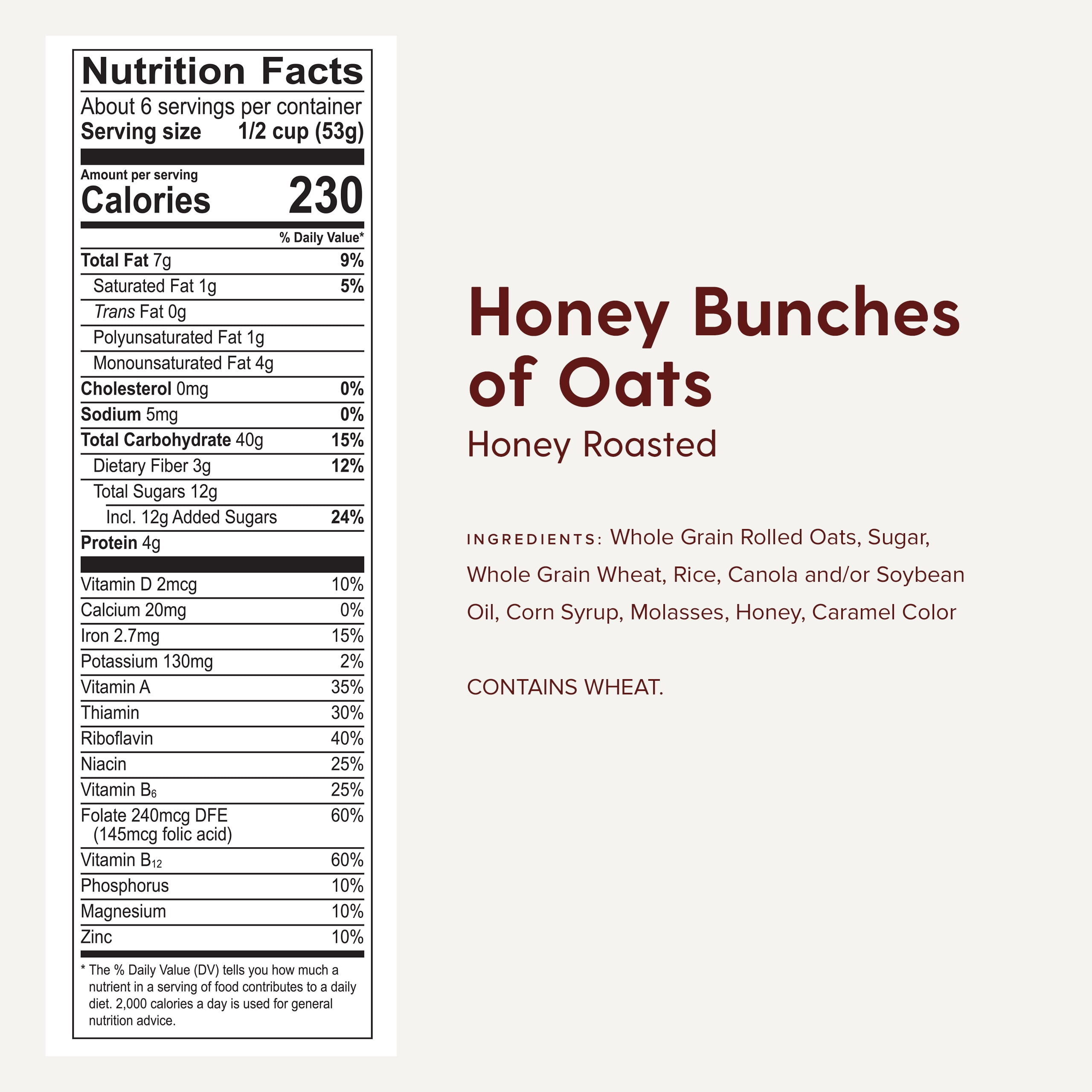 Honey Bunches Of Oats Granola Variety