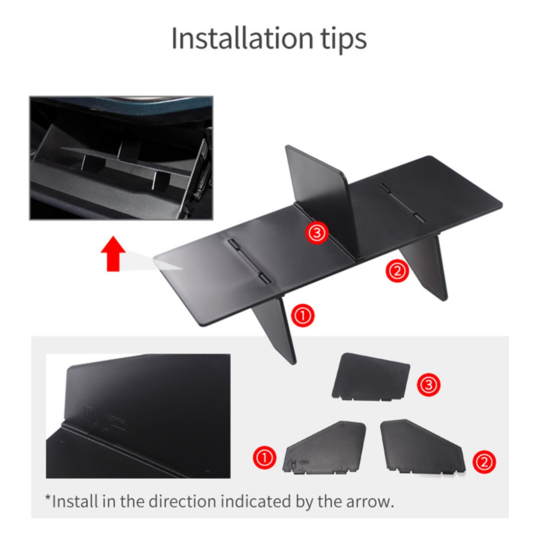 Glove Box Dividers Organizer for 2021 2022 Accessories, Use Dividers to
