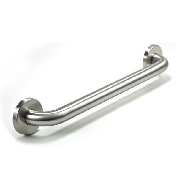 WingIts WGB5SS18 STANDARD Grab Bar, Concealed Mount, Satin Stainless Steel, 18-Inch Length by 1.25-Inch Diameter