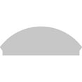 thumbnail image 5 of Ekena Millwork 54"W x 20-3/8"H x 2-3/4"P Segment Arch 3 Spoke Architectural Grade PVC Combination Pediment, 5 of 7