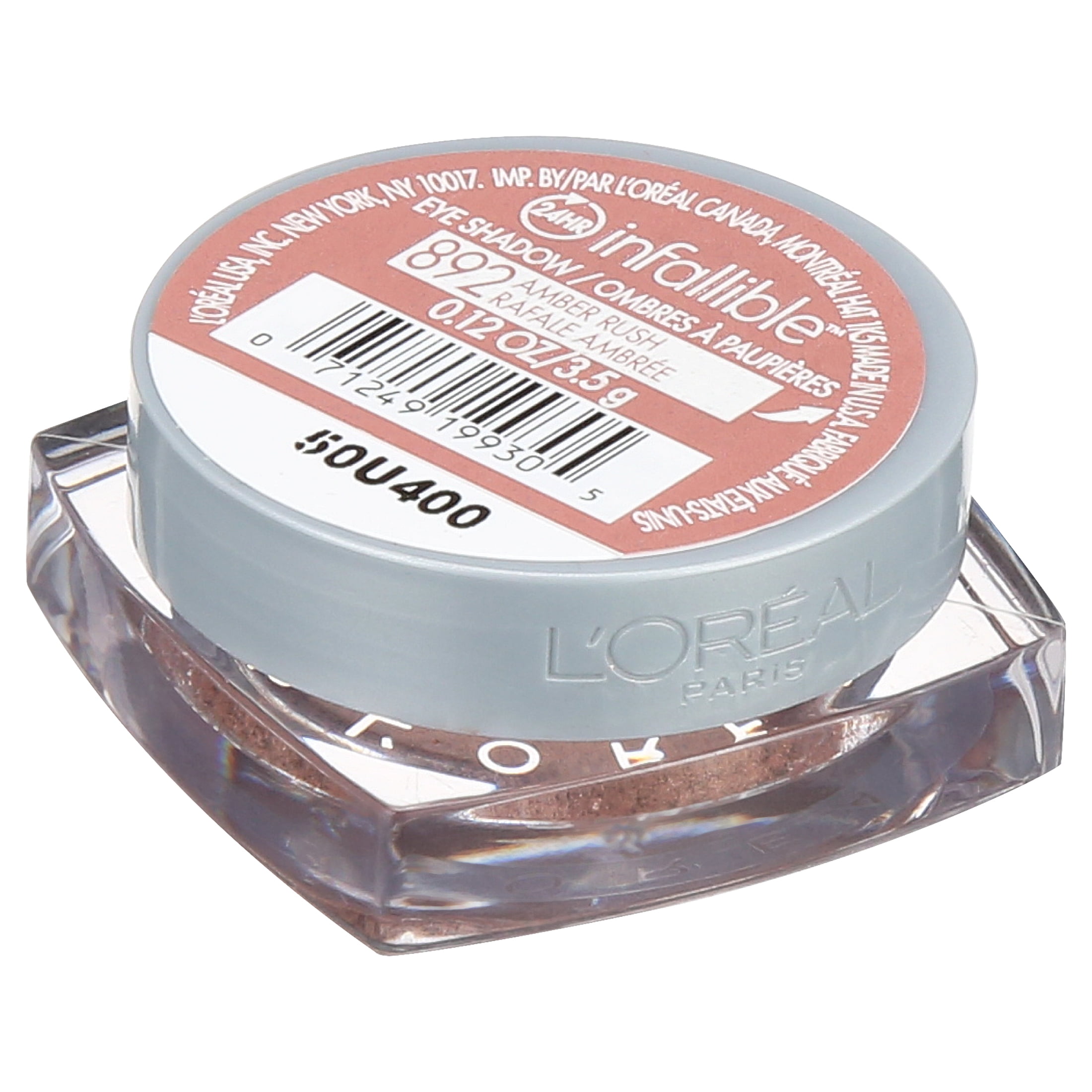 L'Oreal Paris Infallible 24 Hour Waterproof Eye Shadow, Amber Rush