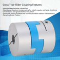 thumbnail image 4 of Acoplador de eje flexible ANGGREK D50L58 Aleación de aluminio 50 x 58 mm, 4 of 8