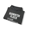 thumbnail image 4 of Badminton Hoodie, Gifts, Hooded Sweatshirt, 4 of 4