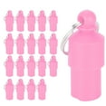 thumbnail image 3 of 20 etiquetas antipérdida para mascotas, identificación de perro y gato, etiqueta de dirección, almacenamiento, tubo colgante para collar (rosa), 3 of 14