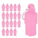 thumbnail image 3 of 20 piezas Antipérdida Etiqueta de mascota perro gato ID nombre dirección etiqueta almacenamiento barril tubo Collar colgante (rosa), 3 of 5