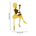 thumbnail image 5 of Lady High Heels Cake Topper Acrylic Cake Topper Birthday Party Cake Topper Cupcake Topper Cake Decoration Supplies, 5 of 11