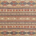 thumbnail image 1 of Ahgly Company Indoor Square Abstract Brown Red Abstract Area Rugs, 3' Square, 1 of 6