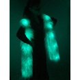thumbnail image 3 of Light Up LED Faux Fur Boa Furry Glow Fluffy Ornate Long Scarf Props LED Light Bag Cosplay Christmas Tree Decoration Halloween, 3 of 3