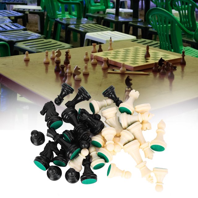 Ymiko Chessmen, Chess Game, Lightweight Eco-friendly Plastic Delicate Outdoor Home For Indoor Classroom
