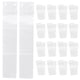 thumbnail image 1 of 120 bolsas desechables transparentes para paraguas húmedos, recambios largos de PE transparente para dispensadores automáticos., 1 of 6
