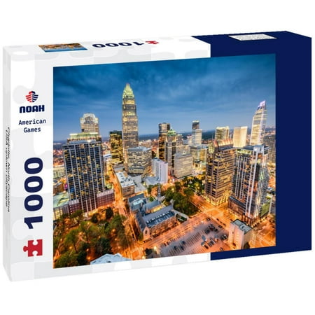 Noah Jigsaw Puzzle Charlotte, North Carolina, USA uptown cityscape 1000 pieces