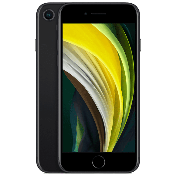Pre-Owned Apple iPhone SE (2020) Black 64GB Unlocked (Refurbished: Good)
