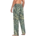 thumbnail image 6 of Tropical Palm Leaves Ghost Pajama Pants, Men's Lounge Pants Light with Drawstring and Pockets, Christmas New Year Birthday Father's Day Gifts, XX-Large, 6 of 7