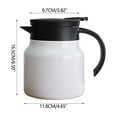 thumbnail image 6 of pvdgvd Portable 316 Stainless Steel Kettle, 1000ml Double Layer with Filter Screen, One-click Water Outlet & Leak-proof, 6 of 6